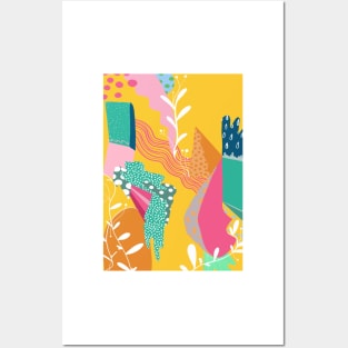 Colourful Abstract Art Posters and Art